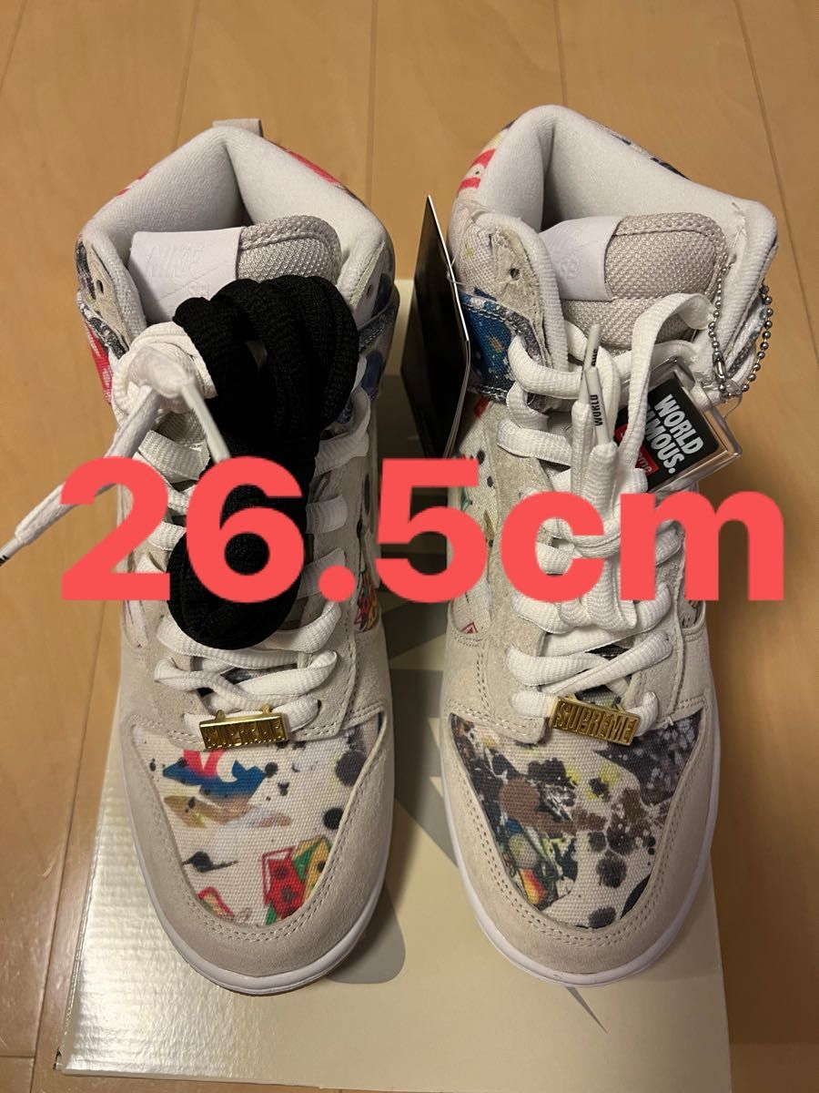 新品　未使用　送料込　Supreme Nike SB Rammellzee Dunk High 26.5cm