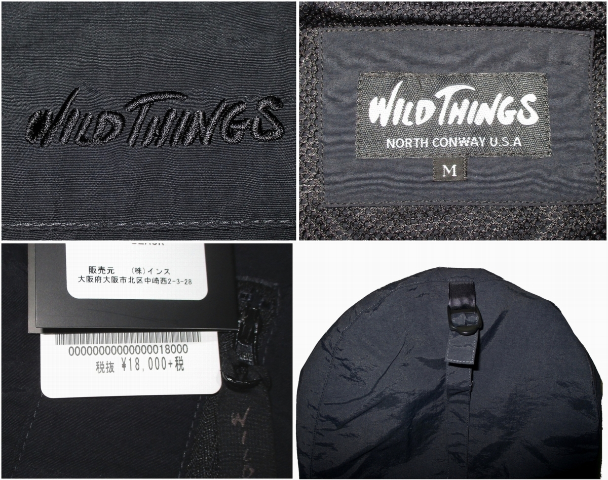 新品ラス1 M 定価1.98万▼ ワイルドシングス 別注 マウンテンパーカー フード ジャケット 黒 WILD THINGS ジャーナルスタンダード メンズ_画像7