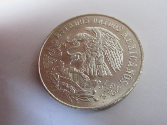★記念メダル★　メキシコオリンピック　25ペソ　1968年　記念硬貨　記念メダル　記念コイン　#32785_画像5