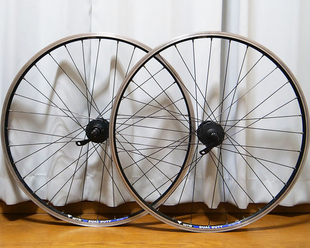 シマノDEOREハブ 26インチホイール前後セット WTB DUAL DUTY V シマノDEOREハブ 26インチホイール前後セット WTB DUAL DUTY V