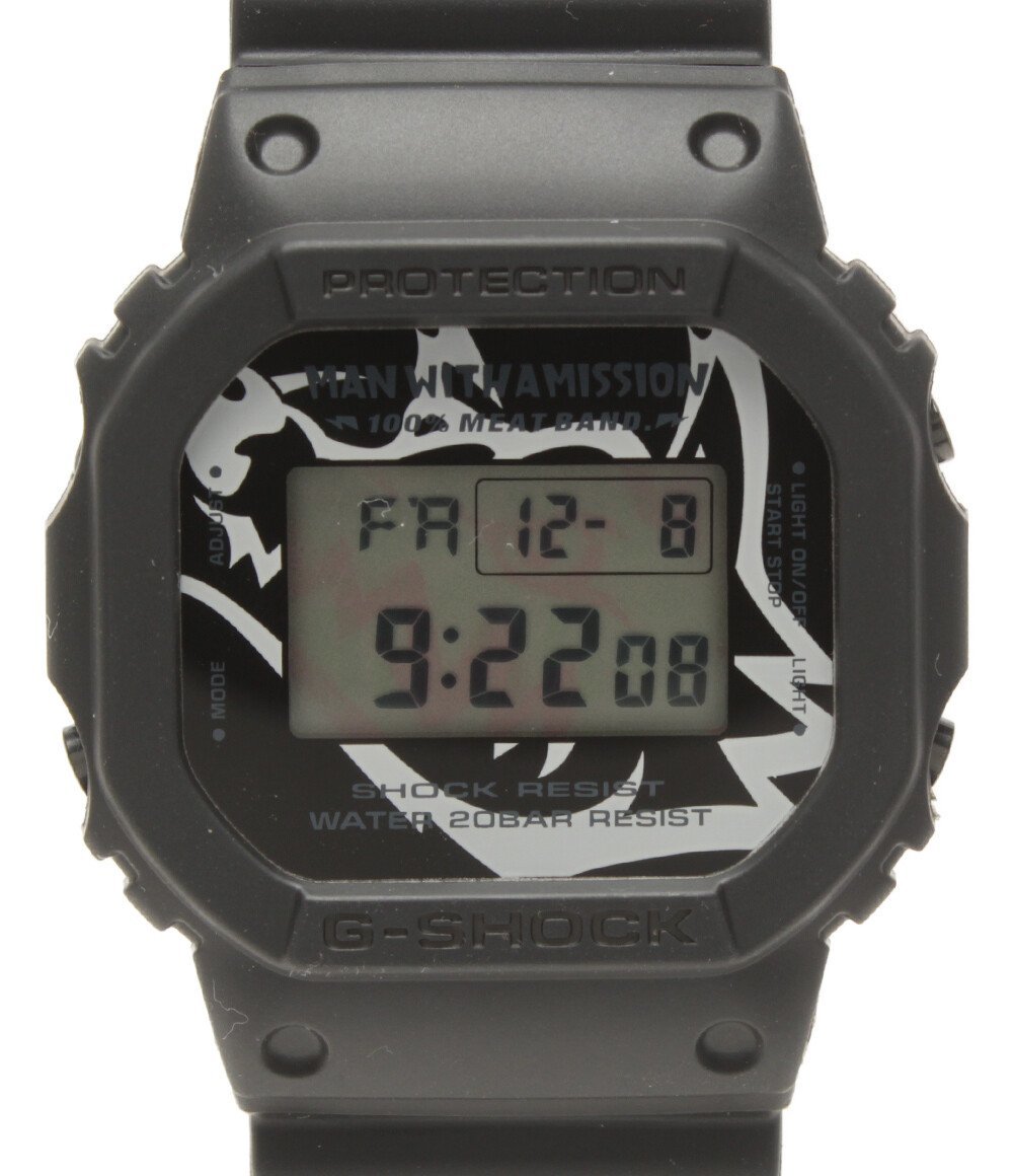 美品 カシオ 腕時計  DW-5600VT MAN WITH MISSION クオーツ メンズ CASIO [0402]の画像1