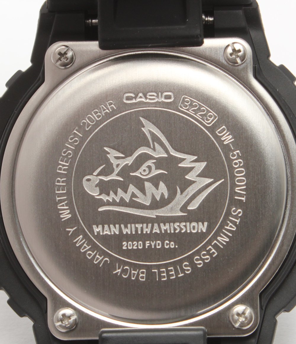 美品 カシオ 腕時計  DW-5600VT MAN WITH MISSION クオーツ メンズ CASIO [0402]の画像4
