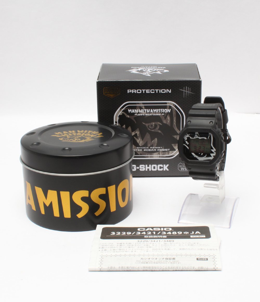 美品 カシオ 腕時計  DW-5600VT MAN WITH MISSION クオーツ メンズ CASIO [0402]の画像6