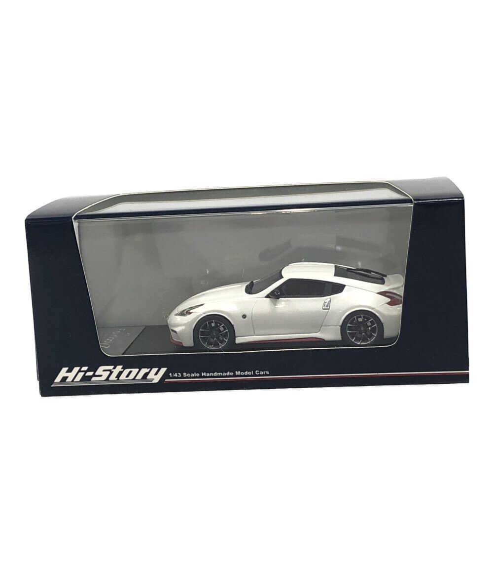 美品 ミニカー NISSAN フェアレディZ ニスモ 2015年 ブリリアントホワイトパール 1/43 Hi-Story インターアライド [0402]の画像1