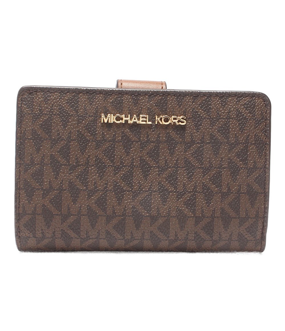 美品 マイケルコース 二つ折り財布 レディース MICHAEL KORS_画像1