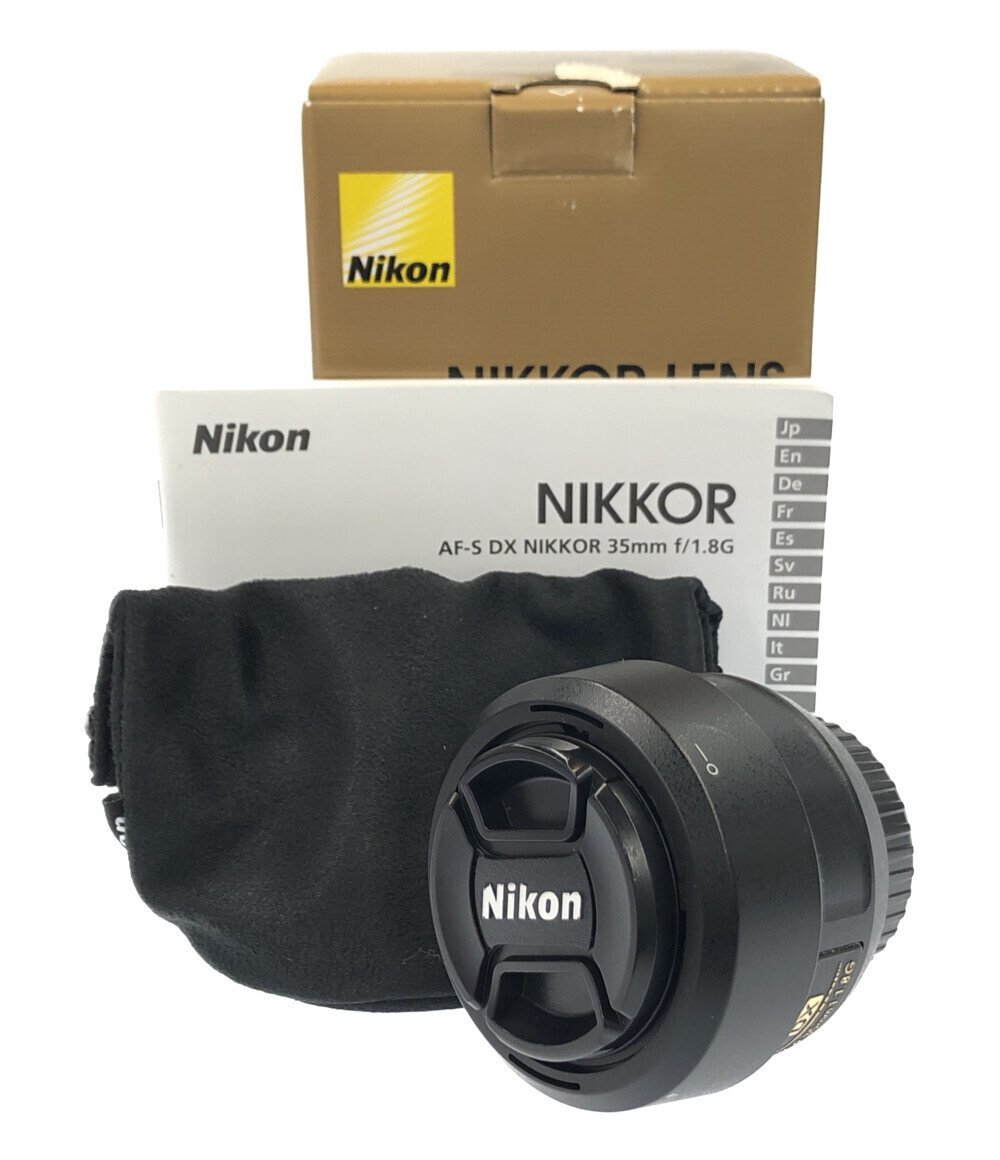 訳あり ニコン 交換用レンズ AF-S DX NIKKOR 35mm F1.8G Nikon [0502]の画像1