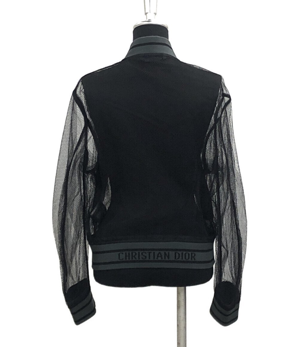  Christian Dior mesh Bomber jacket Bee embroidery 027C16A8649 lady's F36 S Christian Dior [0502]