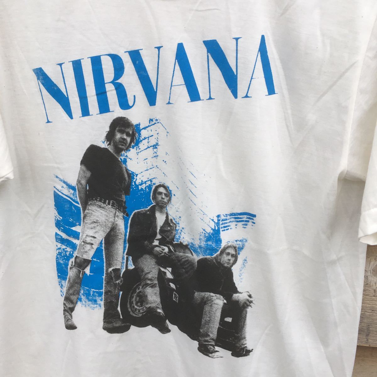 ニルヴァーナ　Nirvana カートコバーン　L バンドTシャツ ロックTシャツ　半袖 バンド ホワイト_画像2