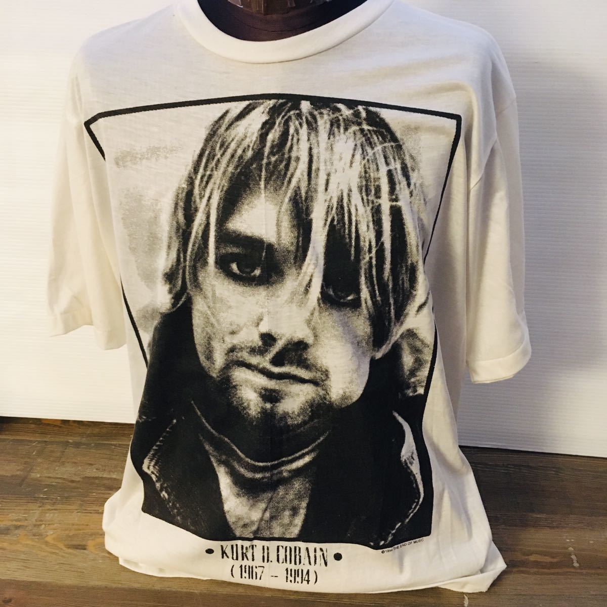 90年代バンド　ニルヴァーナ　Nirvana カートコバーン　XL バンドTシャツ　ロックTシャツ　ホワイト_画像2