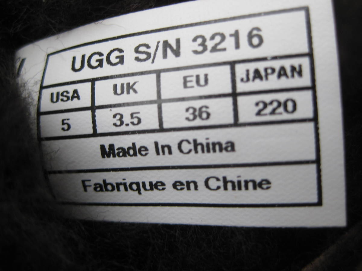 ★UGG　 Australia 　　ショートブーツ　　　茶　　　２２.0cm　　　新品_画像5