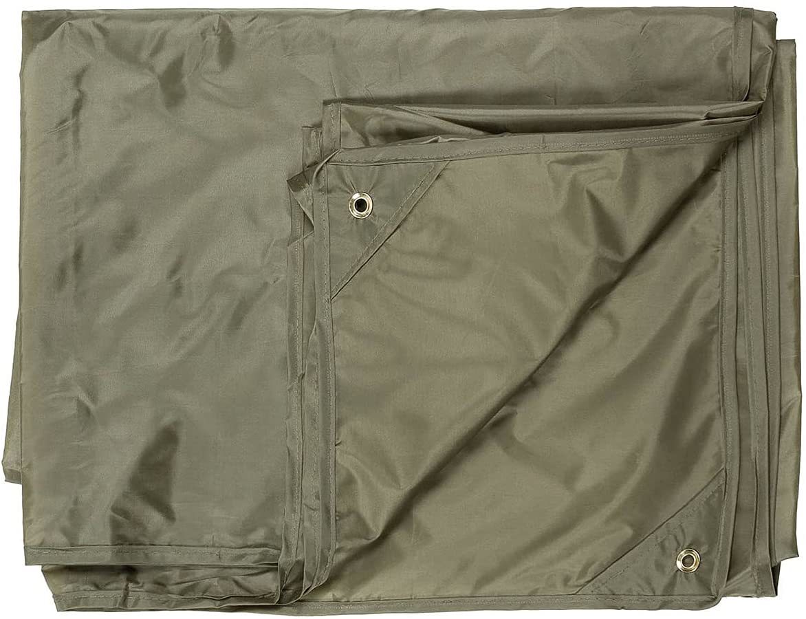 MFH tarpaulin 300cm × 300cm waterproof ground sheet tarp olive 