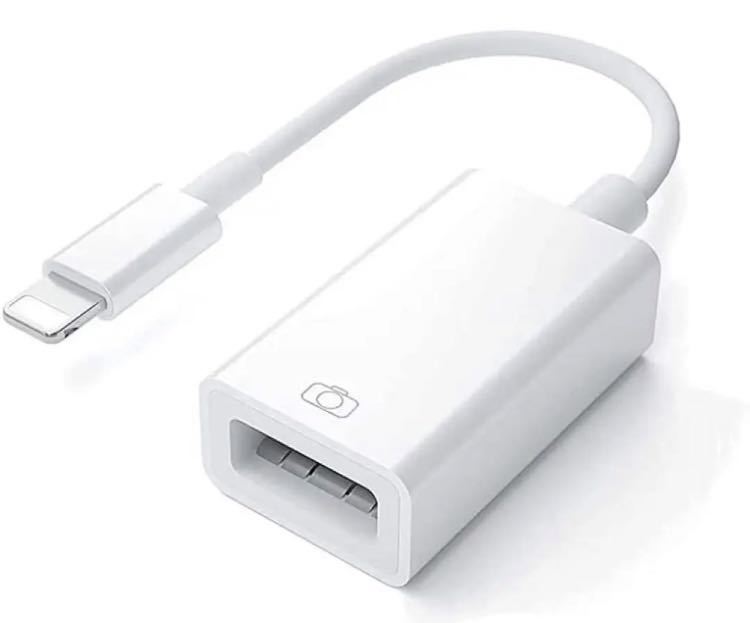 iPhone usb 変換アダプタ カメラアダプタ OTGケーブル データ転送