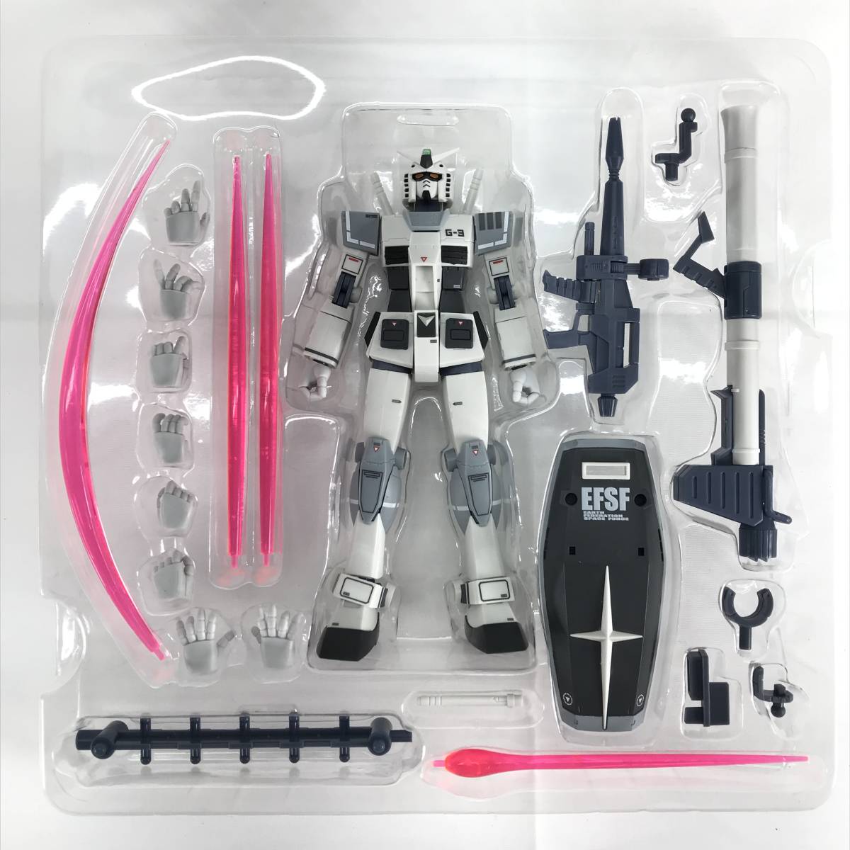 □中古品□ BANDAI フィギュア ROBOT魂 SIDE MS RX-78-3 G-3 ガンダム ver. A.N.I.M.E. リアルマーキング 魂ウェブ商店限定 開封済みの画像6