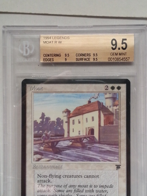 ●MTG● LE Moat(英語 BGS 9.5 GEM MINT)_画像2