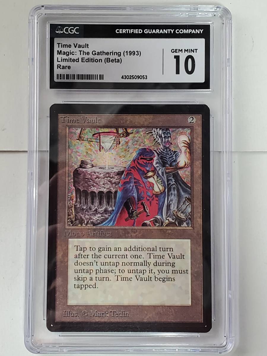 ●MTG● β ベータ Time Vault(英語 CGC 10 GEM MINT)_画像1