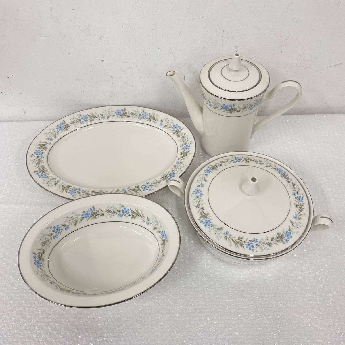 P4108(125)-421/OT3000【名古屋】食器 お皿 ポット 鍋 4点まとめ RC JAPAN Noritake ノリタケ 876 HIGHLAND_画像1