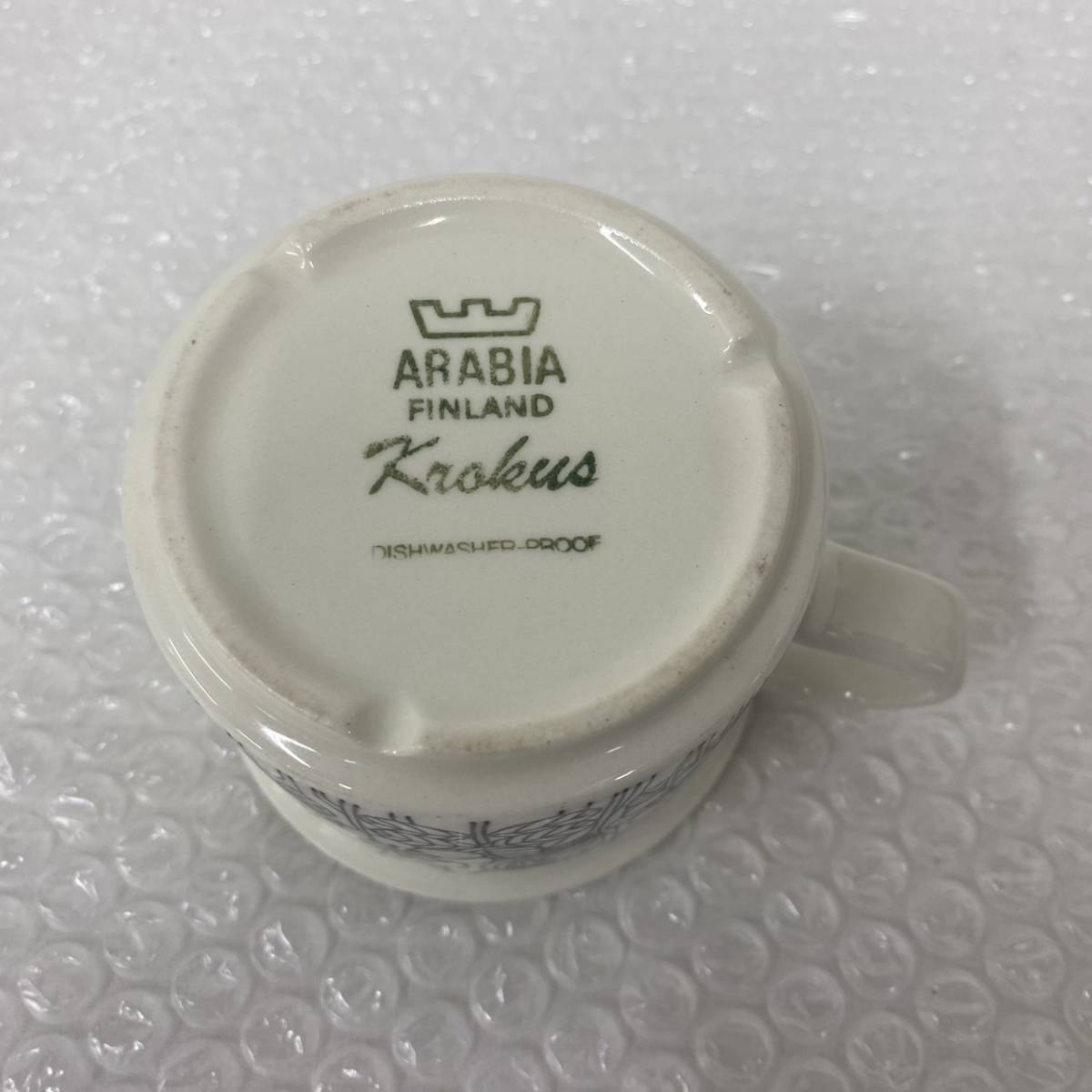 PA017067(011)-401/AM3000【名古屋】食器 カップ＆ソーサー ARABIA アラビア FINLAND フィンランド Krokus クロッカス_画像7