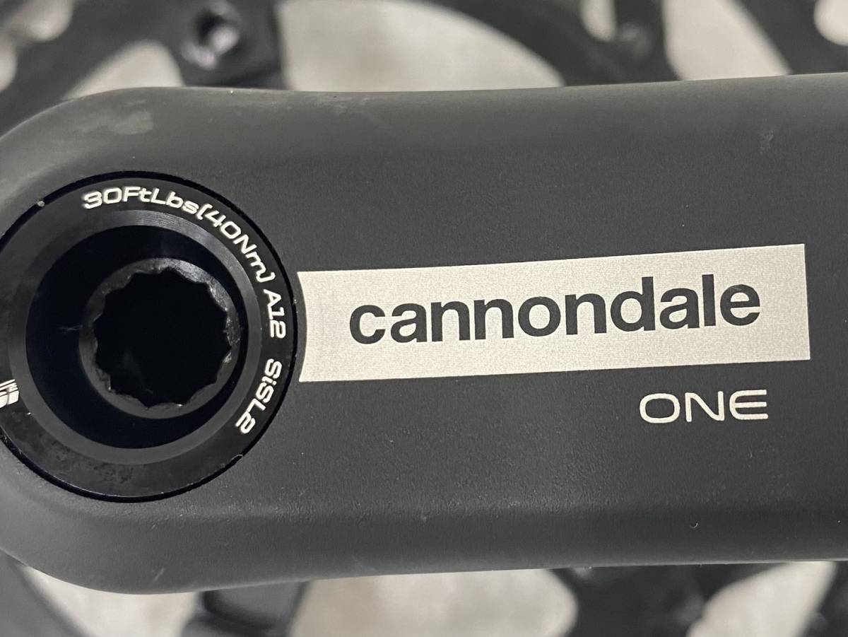 P19057(125)-403/YK3000【名古屋】クランク cannondale キャノンデール ONE WA050A-52T 110mmBCD CK-141 _画像2