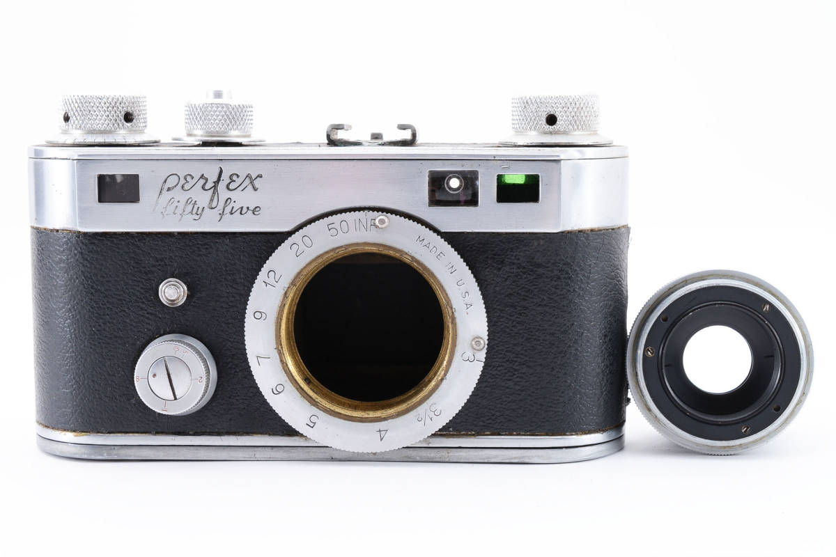 ★ヴィンテージ級★ CANDID PERFEX パーフェックス FIFTY FIVE 50mm F2.8 WOLLENSAK PERFEX VELOSTIGMAT フィルムカメラ#2028142_画像9