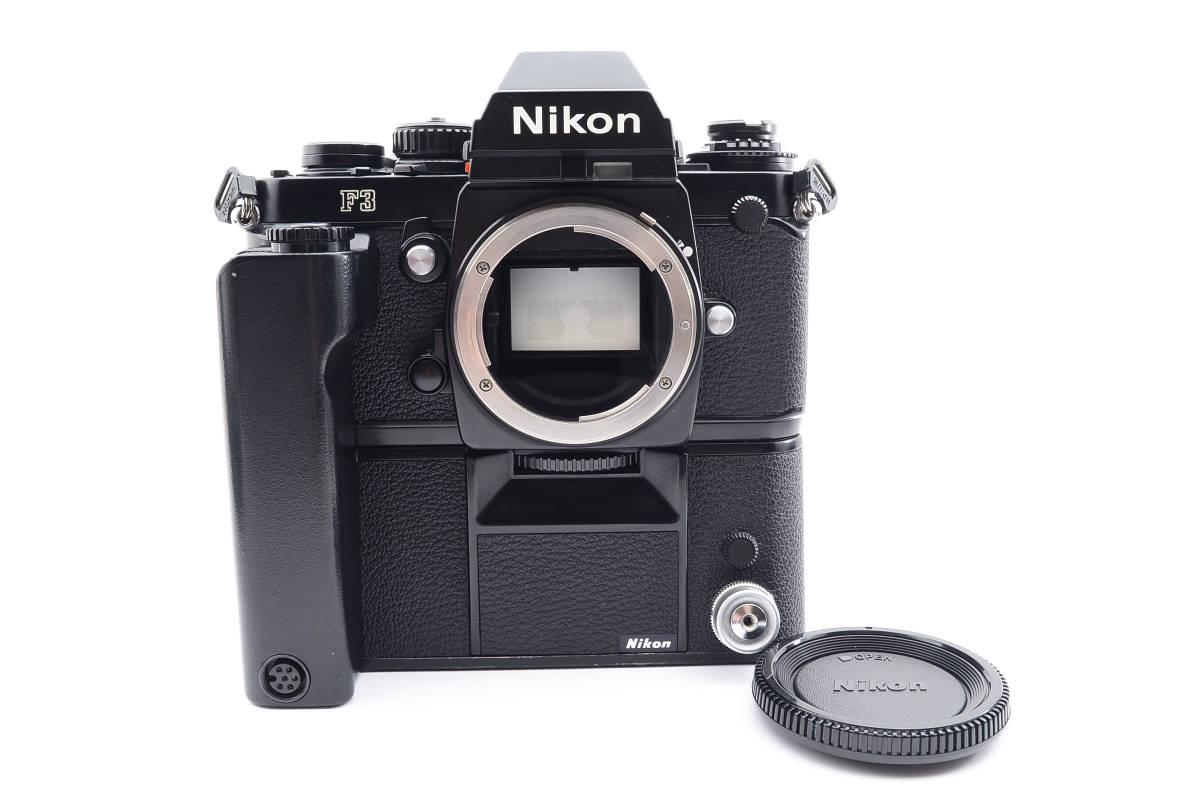 ★極上級★ NIKON ニコン F3 EYE LEVEL アイレベル ボディ フィルムカメラ MOTOR DRIVE MD-4 モータードライブ #2041703_画像1