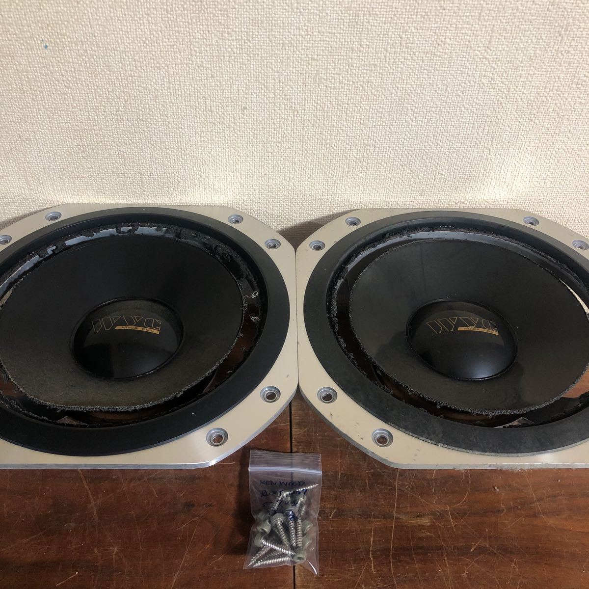  adventure price!KENWOOD ROXY DG7 speaker S-DG7 3way book shelf subwoofer pair exclusive use screw attaching sound out OK!