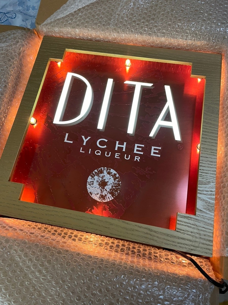 ★激レア★DITA ライチリキュール　ネオンサイン（ライト）20年程前のビンテージ品