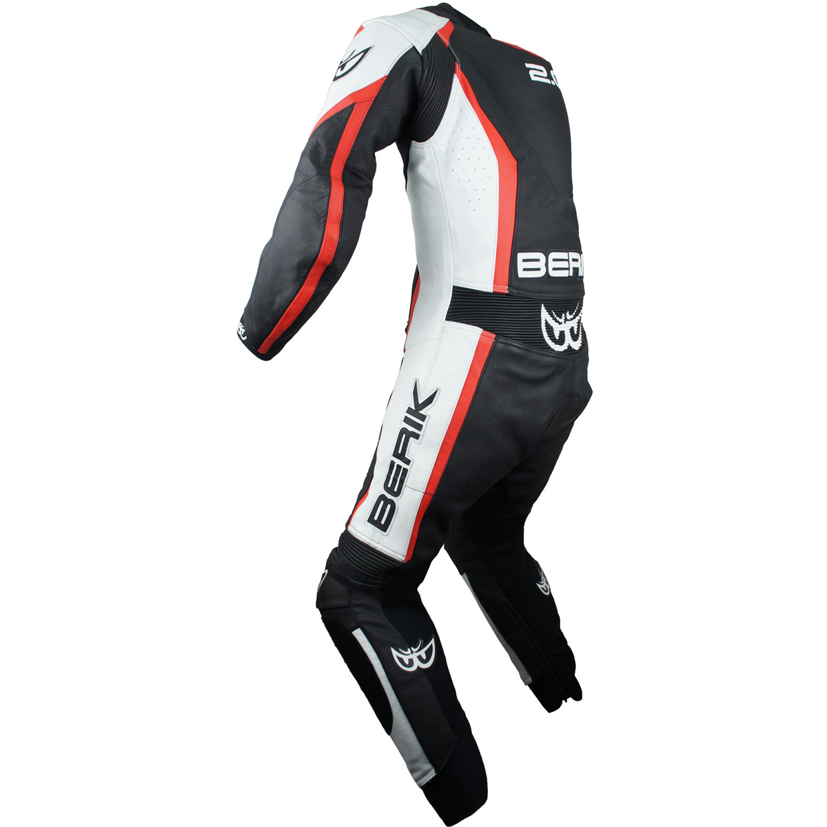 MFJ official recognition model BERIK Berik racing suit LS1-10417 RED 58 size 4XL size corresponding circuit touring [ motorcycle supplies ]