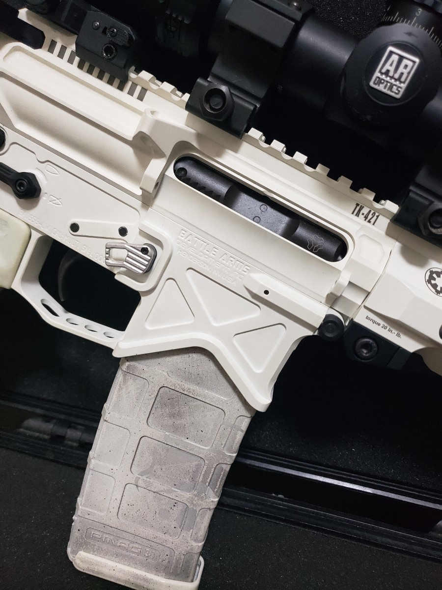 非売品/実銃再現/実物 IRON AIRSOFT鍛造レシーバー BAD556 スターウォーズ限定仕様 リアルサイズガスガン WA(PRIME VFC GHK 東京マルイ GBB_画像6