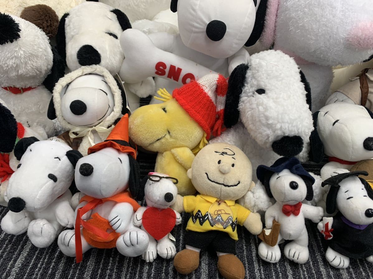 PEANUTS ピーナッツ SNOOPY スヌーピー ぬいぐるみ まとめ チャーリーブラウン ウッドストック familiar USJ あり タグ付きありK-1228-03_画像3