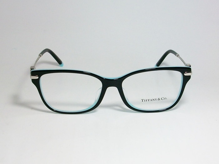 TIFFANY&CO ティファニー レディース 眼鏡 メガネ フレーム アジアンフィット TF2207F-8055-54 度付可 ブラック ティファニーブルー_画像2