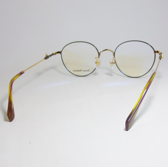 Vivienne Westwood　ヴィヴィアンウエストウッド レディース　眼鏡 メガネ フレーム 40-0003-2　サイズ48 ライトゴールド・ブラウン_画像4