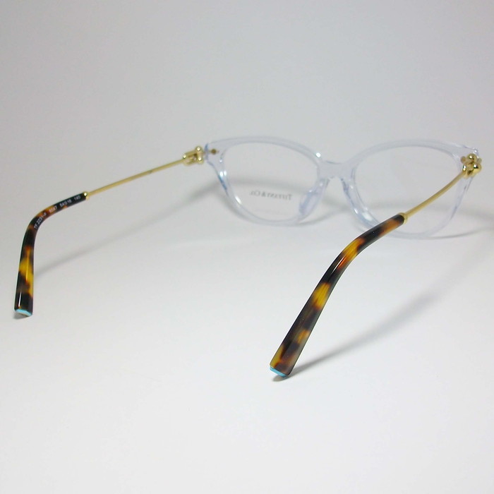 TIFFANY&CO ティファニー レディース 眼鏡 メガネ アジアンフィット TF2231F-8047-54 度付可 クリア　ティファニーブルー　ゴールド_画像4