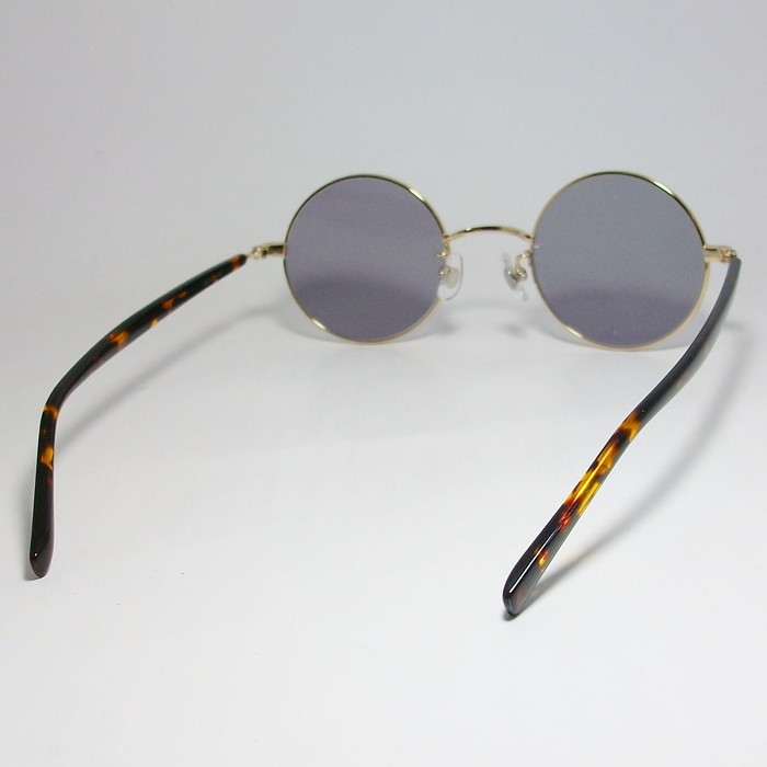 John Lennon John Lennon circle glasses Classic sunglasses frame 544-1-46 hair line Gold 