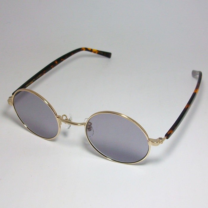 John Lennon John Lennon circle glasses Classic sunglasses frame 544-1-46 hair line Gold 