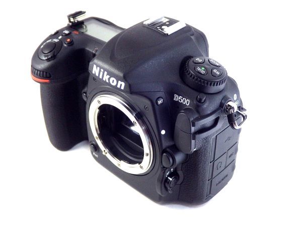 送料無料!! Nikon D500 ニコン ボディ 動作OK 美品 人気 シャッター76回 デジタル 一眼レフ カメラ 充電器 DSLR Digital Camera 20.9MP DX_画像3