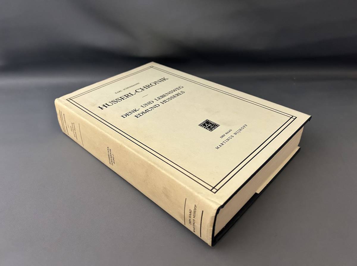 洋書ドイツ語★『フッサール・クロニクル フッサールの思想と生涯』 1977年★除籍本★Husser「Phanomenologische Psychologie」_画像2