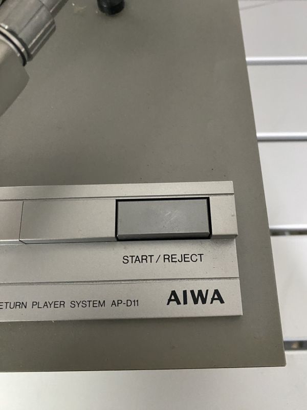 AIWA AUTOMATIC RETURN PLAYER SYSTEM AP-D11 アイワ ターンテーブル レコードプレーヤー オーディオ機器 元箱付き_画像6