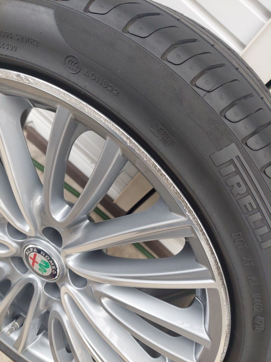Alfa Romeo アルファロメオ ジュリア GIULIA 純正 ホイール タイヤ 8J 18インチ Alfa Romeo アルファロメオ ジュリア GIULIA 純正 ホイール タイヤ 8J 18インチ