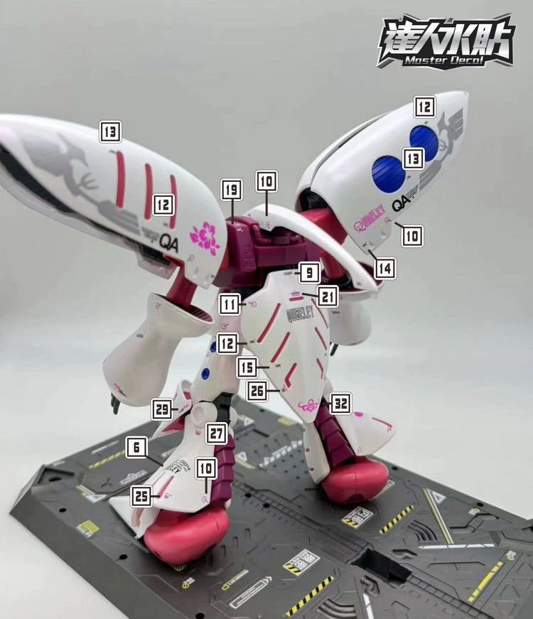 HG 1/144 キュベレイ用水転写式デカール　並行輸入品_画像4