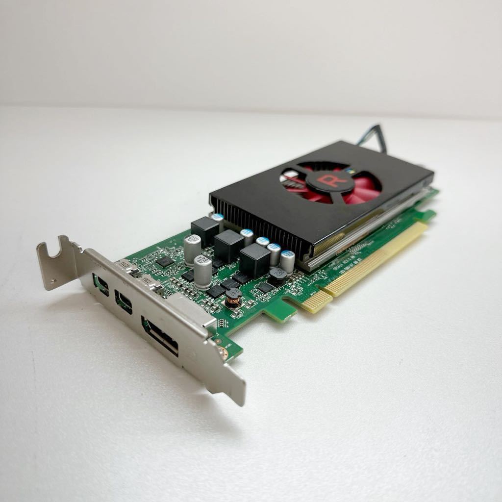 DELL純正　AMD Radeon RX 550 ロープロファイル GDDR5 4GB Mini-DPx2 DP 0R9J9P グラフィックカード　中古品_画像1