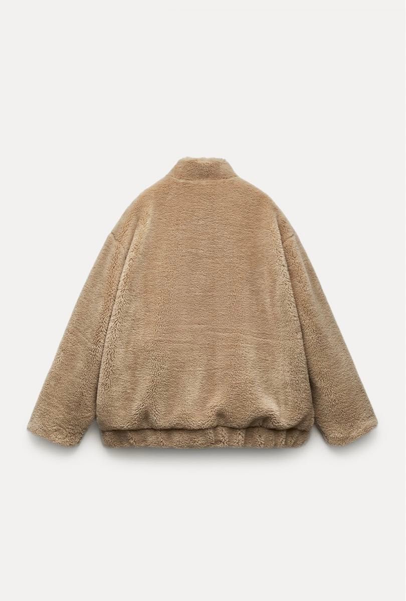 ZARA フェイクボア ボンバージャケット|Yahoo!フリマ(旧PayPay ZARA フェイクボア ボンバージャケット|Yahoo!フリマ(旧PayPay