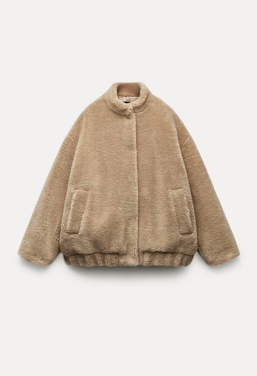 ZARA フェイクボア ボンバージャケット|Yahoo!フリマ(旧PayPay ZARA フェイクボア ボンバージャケット|Yahoo!フリマ(旧PayPay