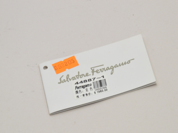 フェラガモ SALVATORE FERRAGAMO クラッチバッグ/ミニバッグ レザー ガンチーニ ブラック シルバー金具 レディース su_p e_u F-YA619_画像8