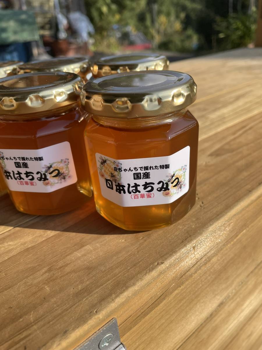 年に一度しか採れない　貴重な　日本蜂蜜　125ｇ　６本セット（セット当たりのお値段）_画像3