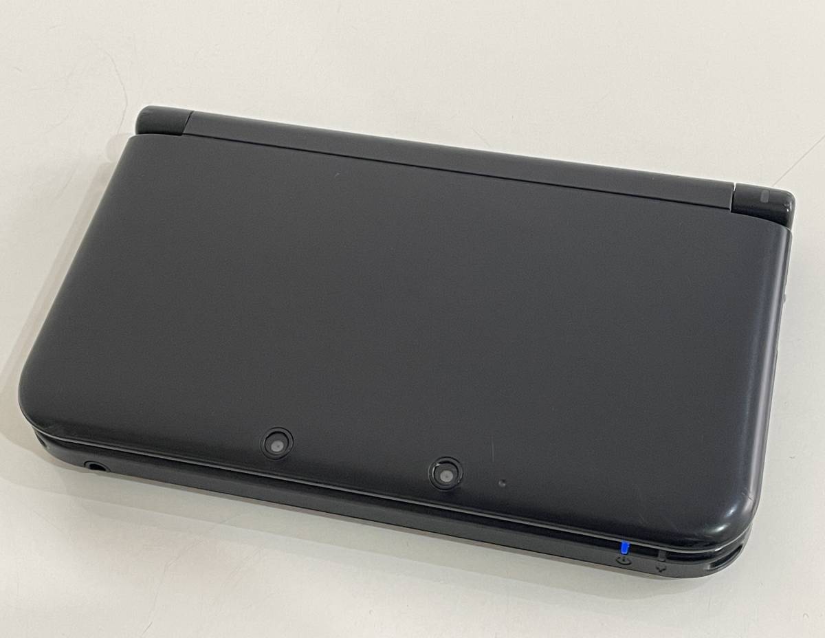 1円～■動作OK■ニンテンドー3DS LL SPR-001 ブラック NINTENDO■SDカード 4GB付き_画像2