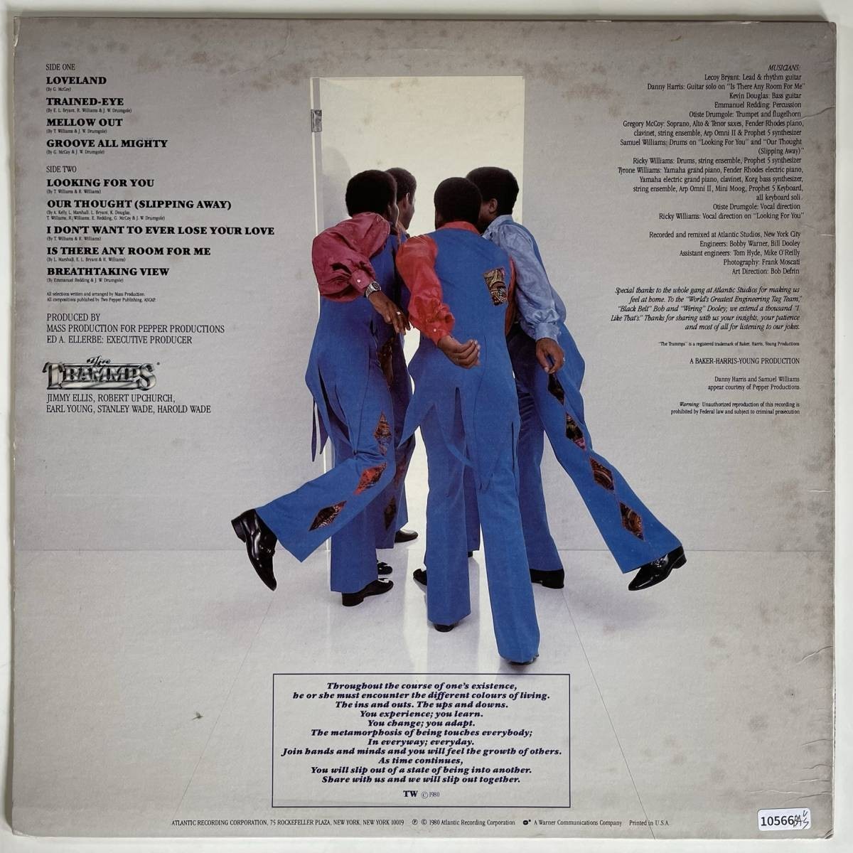10566 【US盤★美盤】 THE TRAMMPS/SLIPPING OUT_画像2
