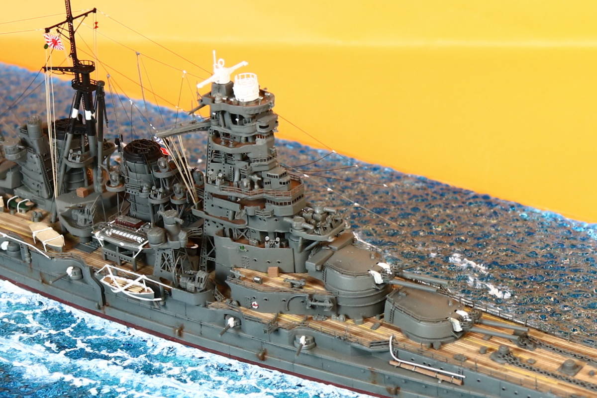 1/700　日本海軍戦艦　霧島　１９４1　完成品_画像7