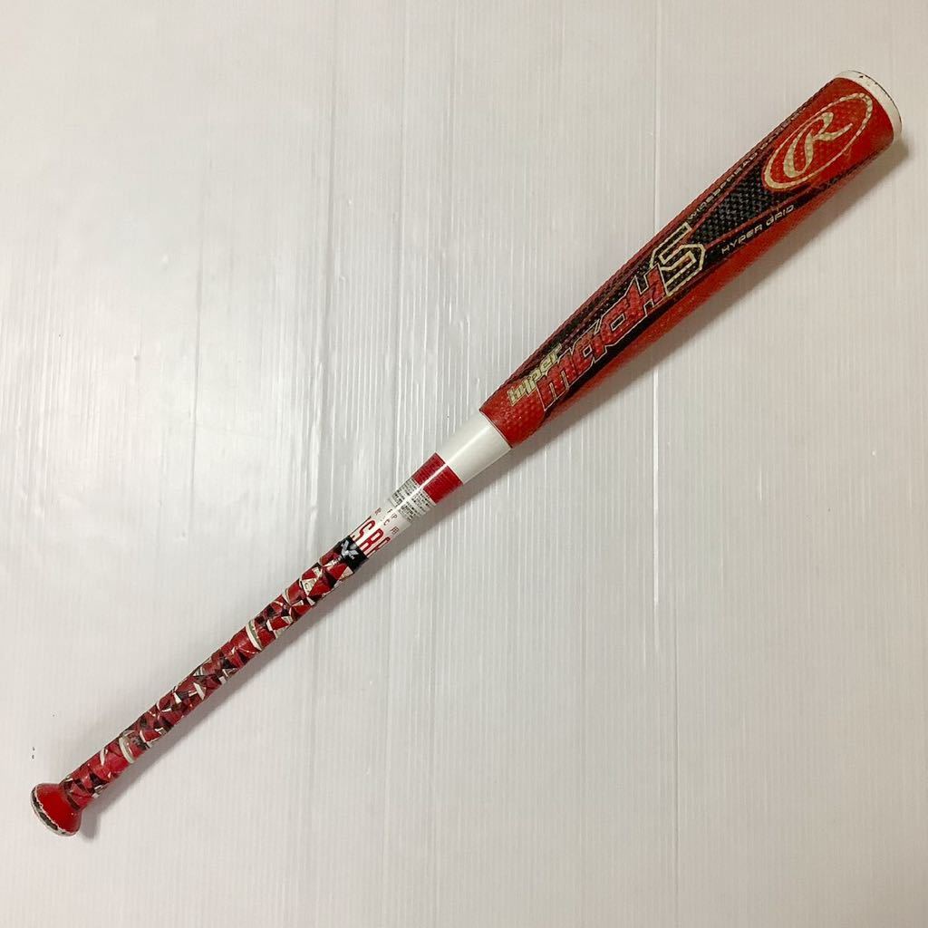 RAWLINGS ローリングス HYPER MACH S ハイパーマッハ S 軟式用 バット 83cm 野球 JSBB 傷あり 中古 バット 一般軟式_画像1