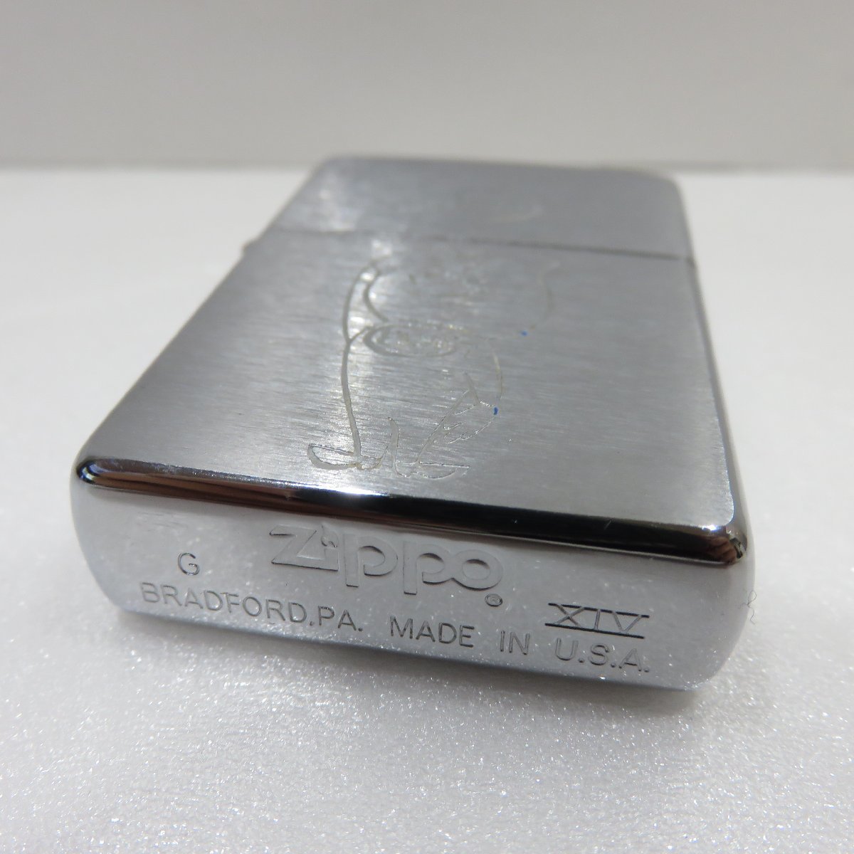 【76】1円～ ZIPPO ジッポー ESSO 火花未確認 着火未確認 現状品 ジャンク品_画像5