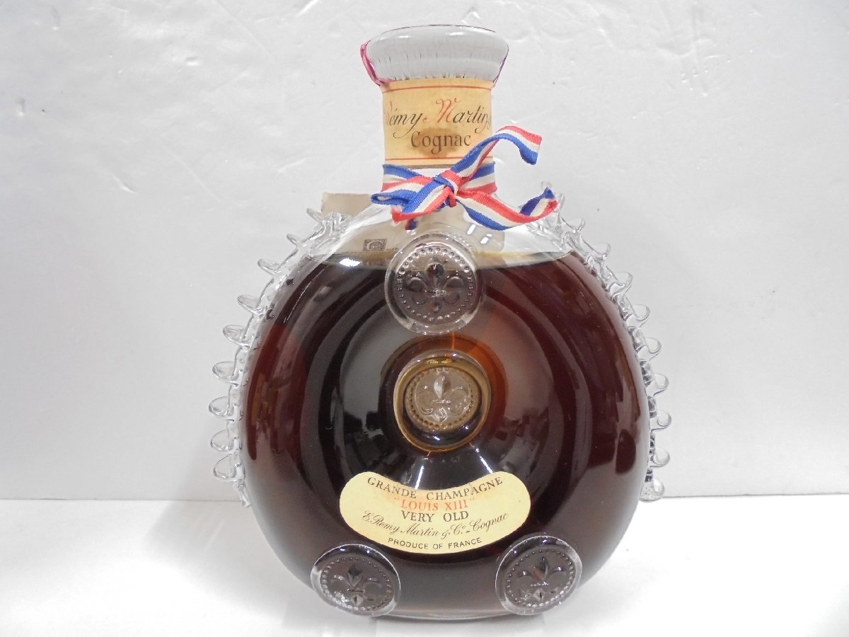 【41】レミーマルタン REMY MARTIN コニャック ルイ13世 VERY OLD ベリーオールド バカラボトル 羽欠け有り 40% 700ml 未開栓_画像1